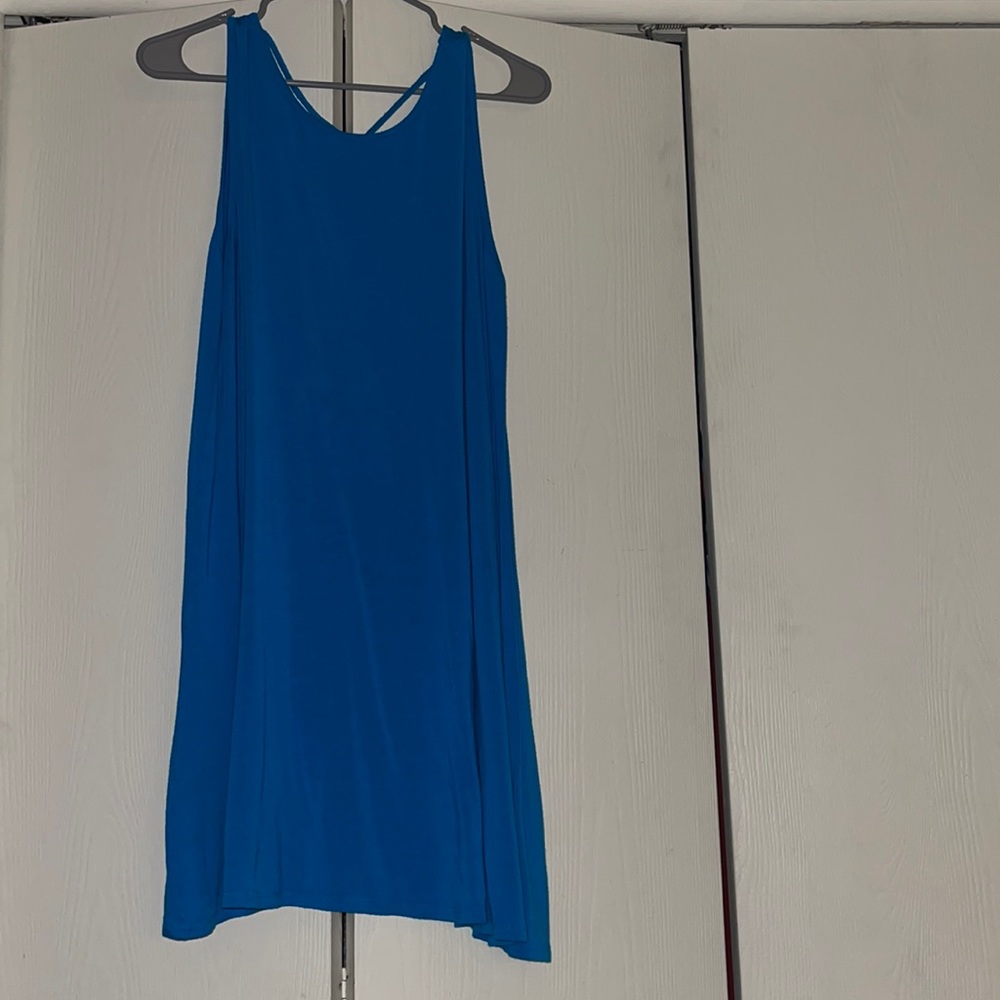 Blue Tank Top Dress